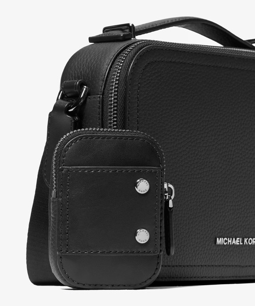 MICHAEL KORS(マイケルコース)の「HUDSON ペブルレザー クロスボディ ウィズ ポーチ(ショルダーバッグ・メンズ・ブラック・FREE)」の7枚目の写真