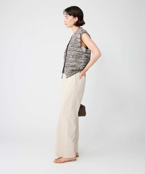 BABYLONE(バビロン)の「ミックスカラーノースリニット(ベスト・レディース・ブラック/ピンク・フリー)」の6枚目の写真