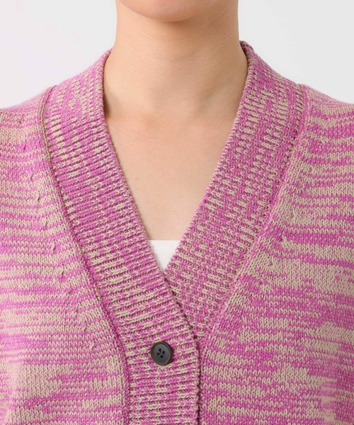 BABYLONE(バビロン)の「ミックスカラーノースリニット(ベスト・レディース・ブラック/ピンク・フリー)」の18枚目の写真