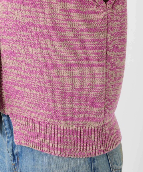 BABYLONE(バビロン)の「ミックスカラーノースリニット(ベスト・レディース・ブラック/ピンク・フリー)」の20枚目の写真