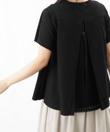 「LUCA/LADY LUCK LUCA」 半袖Tシャツ FREE ブラック レディース LADY LUCK LUCA 「LUCA/LADY LUCA」 半袖Tシャツ FREE ブラック