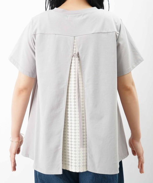 セール】LC/LLL バックレースプルオーバー（Tシャツ/カットソー