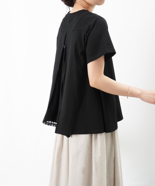 tシャツ LC/LLL バックレースプルオーバー レディース セール】LC/LLL バックレースプルオーバー（Tシャツ/カットソー