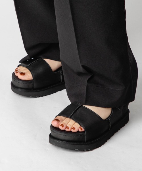 新作 UGG アグ Goldenstar Hi 厚底サンダル ハーフサイズ UGG Goldenstar Hi アグ ゴールデンスターハイ サンダル