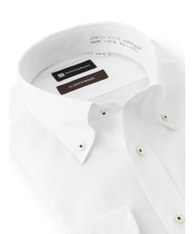 Perfect Suit FActory(パーフェクトスーツファクトリー)の【形態安定】長袖ワイシャツ ドビー織 ホワイト(ビジネスシャツ)