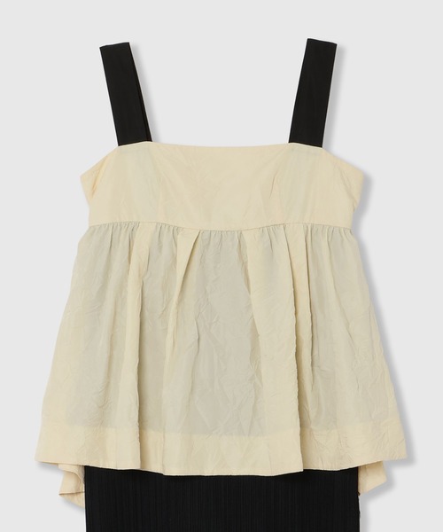 THINGS THAT MATTER（シングス ザット マター）の「PEPLUM CONFORMS LONG DRESS / ペプラムコンフォームドレス（ワンピース・レディース・ブラック/イエロー/ストライプ・1/2）」の8枚目の写真