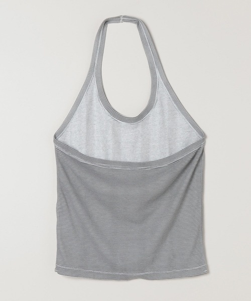 JEANASIS（ジーナシス）の「【miller】ボーダーホルタータンク/573033（タンクトップ・レディース・レッド系その他/ブラック系その他・FREE）」の5枚目の写真