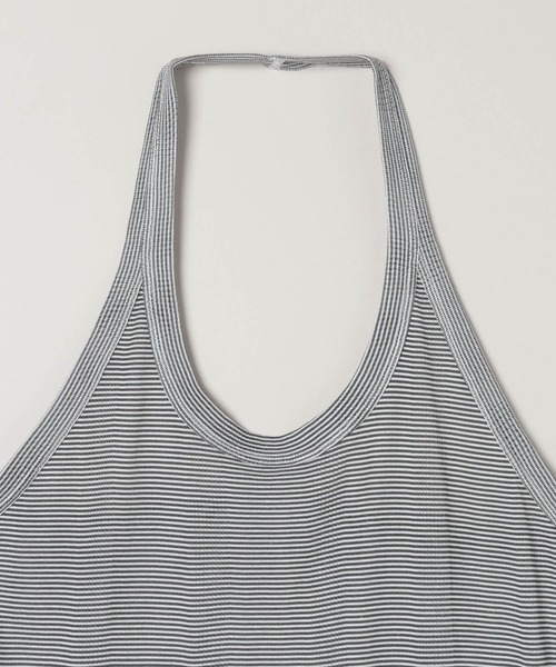 JEANASIS（ジーナシス）の「【miller】ボーダーホルタータンク/573033（タンクトップ・レディース・レッド系その他/ブラック系その他・FREE）」の6枚目の写真