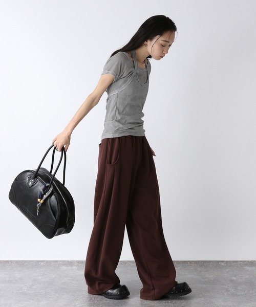 JEANASIS（ジーナシス）の「【miller】ボーダーホルタータンク/573033（タンクトップ・レディース・レッド系その他/ブラック系その他・FREE）」の12枚目の写真