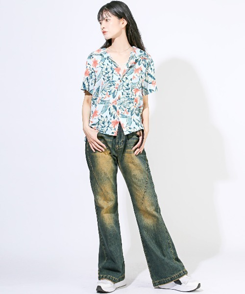LUXSTYLE(ラグスタイル)の「ヴィンテージライクデニムパンツ(デニムパンツ・メンズ・インディゴブルー・L/M)」の5枚目の写真