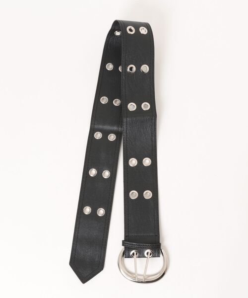 Y2K グランジ アイレットベルト ワンハンドル ショルダーバッグ