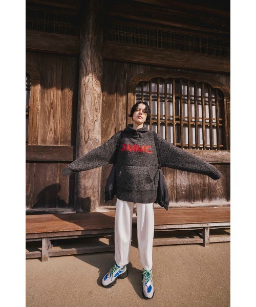 CURL KNIT HOODIE（ニット/セーター）｜OMMO（オーエムエムオー