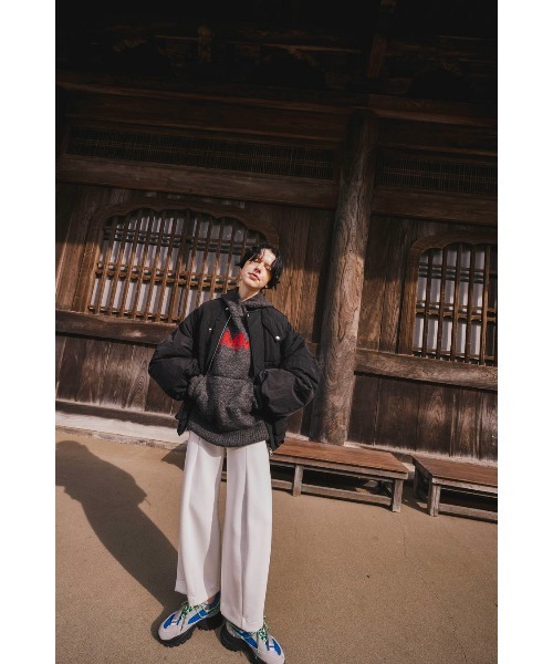 OMMO 新品　CURL KNIT HOODIE OMMO ONLINE STORE / CURL KNIT HOODIE