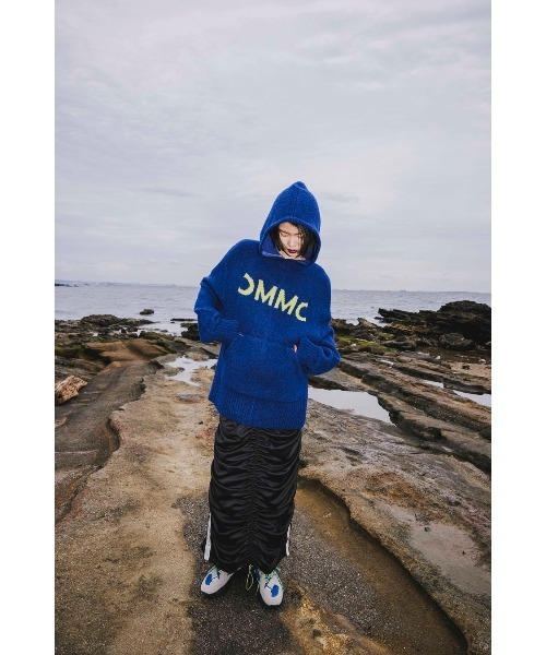 OMMO ニット フリーサイズ CURL KNIT HOODIE（ニット/セーター）｜OMMO（オーエムエムオー