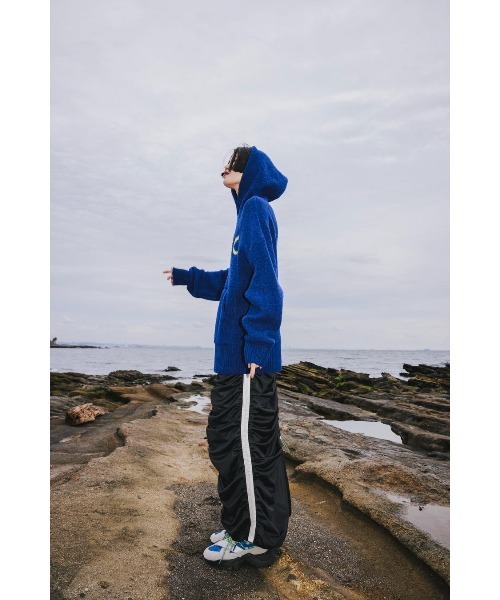OMMO 新品　CURL KNIT HOODIE OMMO ONLINE STORE / CURL KNIT HOODIE