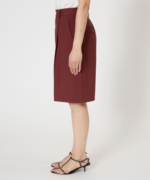 BABYLONE（バビロン）の「リネンストレッチショートパンツ（その他パンツ・レディース・ブラック/ボルドー・38inch/36inch）」の18枚目の写真