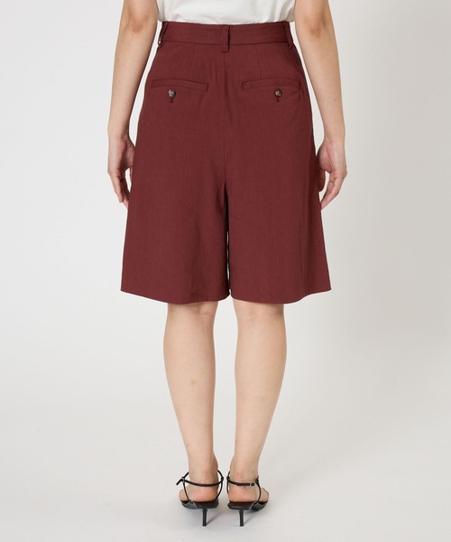 BABYLONE（バビロン）の「リネンストレッチショートパンツ（その他パンツ・レディース・ブラック/ボルドー・38inch/36inch）」の19枚目の写真