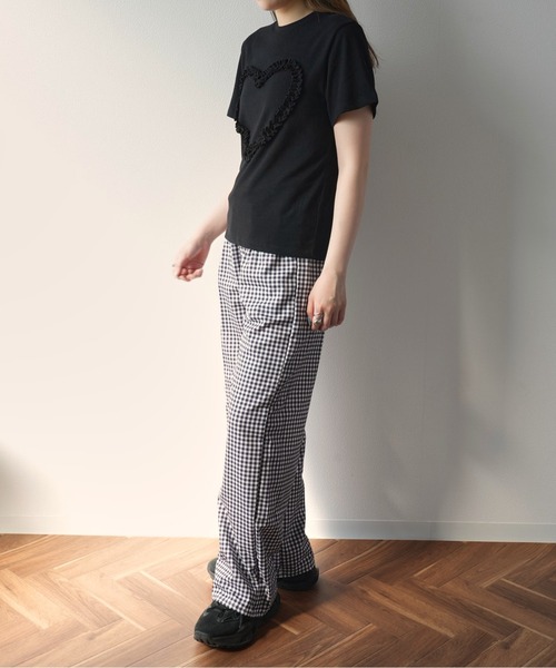 Enewd nina(エニュードニーナ)の「アーバンリラックスワイドパンツ(スラックス・レディース・ブラック・FREE)」の6枚目の写真
