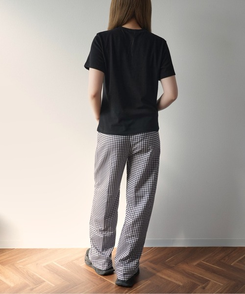 Enewd nina(エニュードニーナ)の「アーバンリラックスワイドパンツ(スラックス・レディース・ブラック・FREE)」の14枚目の写真