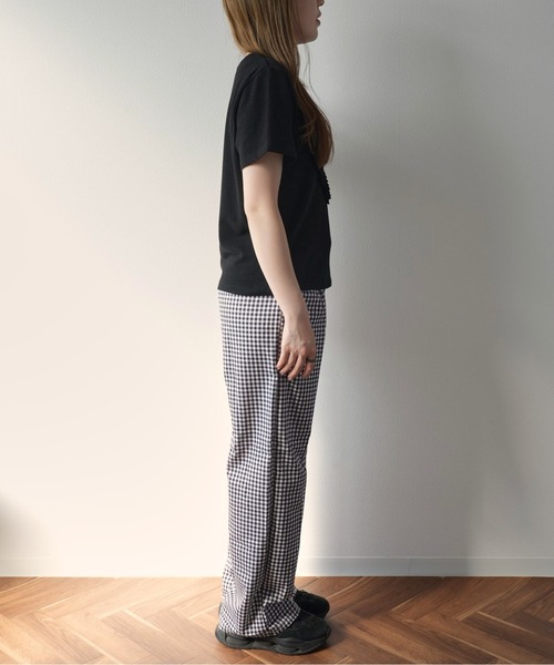 Enewd nina(エニュードニーナ)の「アーバンリラックスワイドパンツ(スラックス・レディース・ブラック・FREE)」の17枚目の写真