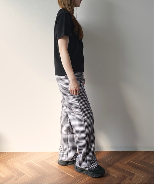 Enewd nina(エニュードニーナ)の「アーバンリラックスワイドパンツ(スラックス・レディース・ブラック・FREE)」の18枚目の写真