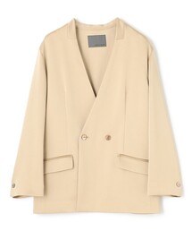 【新品未着用】uncrave アイボリー ノーカラージャケット uncrave｜アンクレイヴのノーカラージャケット通販 - ZOZOTOWN