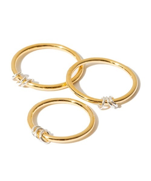 LAPUIS SV925 Three set ring B（ラピュイ SV925 スリーセット リング B）