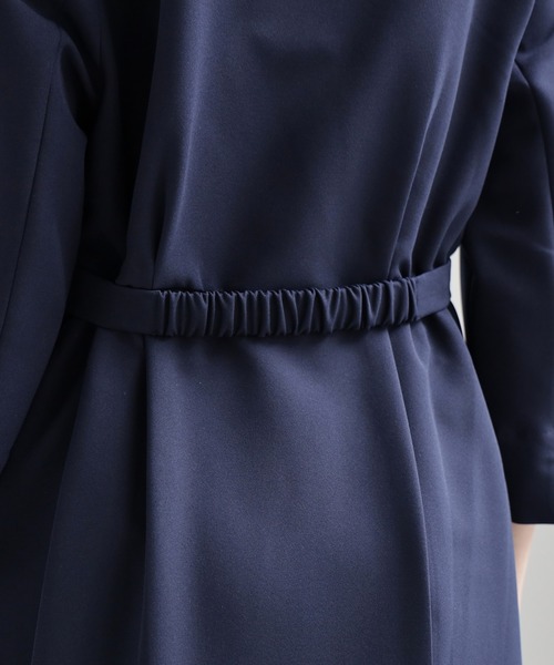 DRESS PLUS(ドレスプラス)の「立体感が魅力のフォーマルワンピース(ドレス・レディース・ブラック/ネイビー・XL/L/M)」の17枚目の写真
