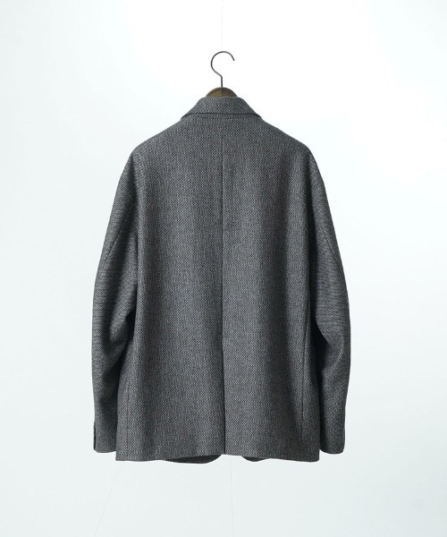 EGO TRIPPING(エゴトリッピング)の「mj10948-LOUNGECUT JACKET テーラードジャケット(テーラードジャケット・メンズ・ホワイト×ブラック/ブラウン系その他/チャコールグレー×ブラック・46/48)」の18枚目の写真
