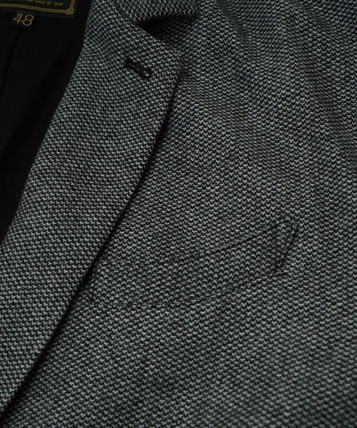 EGO TRIPPING(エゴトリッピング)の「mj10948-LOUNGECUT JACKET テーラードジャケット(テーラードジャケット・メンズ・ホワイト×ブラック/ブラウン系その他/チャコールグレー×ブラック・46/48)」の16枚目の写真