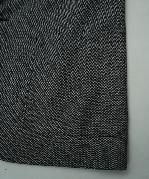 EGO TRIPPING(エゴトリッピング)の「mj10948-LOUNGECUT JACKET テーラードジャケット(テーラードジャケット・メンズ・ホワイト×ブラック/ブラウン系その他/チャコールグレー×ブラック・46/48)」の13枚目の写真