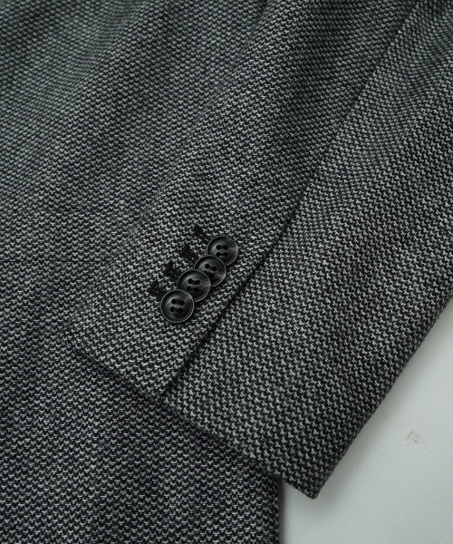 EGO TRIPPING(エゴトリッピング)の「mj10948-LOUNGECUT JACKET テーラードジャケット(テーラードジャケット・メンズ・ホワイト×ブラック/ブラウン系その他/チャコールグレー×ブラック・46/48)」の12枚目の写真