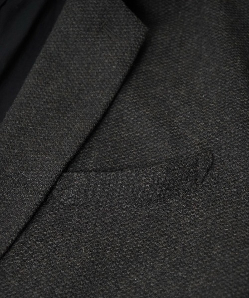 EGO TRIPPING(エゴトリッピング)の「mj10948-LOUNGECUT JACKET テーラードジャケット(テーラードジャケット・メンズ・ホワイト×ブラック/ブラウン系その他/チャコールグレー×ブラック・46/48)」の7枚目の写真