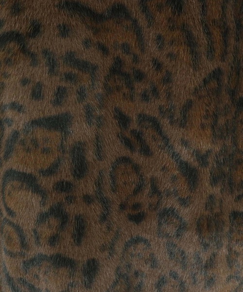 CAMBIO(カンビオ)の「mj10919-Oversized Leopard Fleece Jacket フリースジャケット(その他アウター・メンズ・グレー/ライトブラウン/ブラウン・S/M/L)」の12枚目の写真