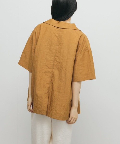 KBF（ケイビーエフ）の「ポケットデザインルーズシャツ（シャツ/ブラウス・レディース・アイボリー/ブラウン系その他/ネイビー・ONE）」の19枚目の写真