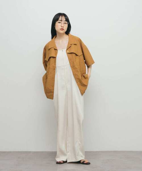 KBF（ケイビーエフ）の「ポケットデザインルーズシャツ（シャツ/ブラウス・レディース・アイボリー/ブラウン系その他/ネイビー・ONE）」の20枚目の写真