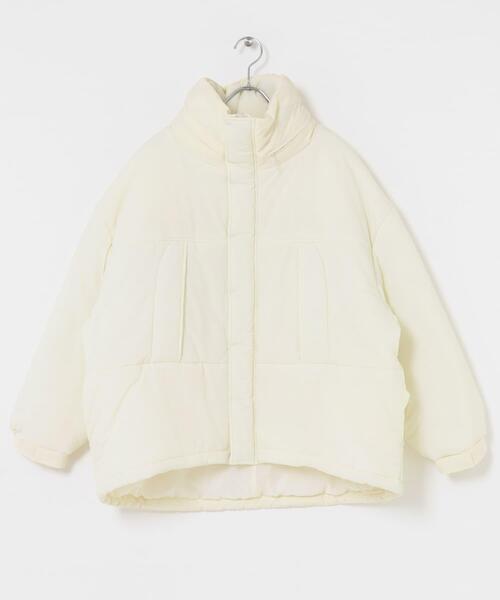 SENSE OF PLACE by URBAN RESEARCH（センスオブプレイスバイアーバンリサーチ）の「『2WAY仕様/撥水』『UR TECH』モンスターブルゾン（ダウンジャケット/コート・レディース・ベージュ/アイボリー/ブラック/ブラック系その他・ONE）」の10枚目の写真