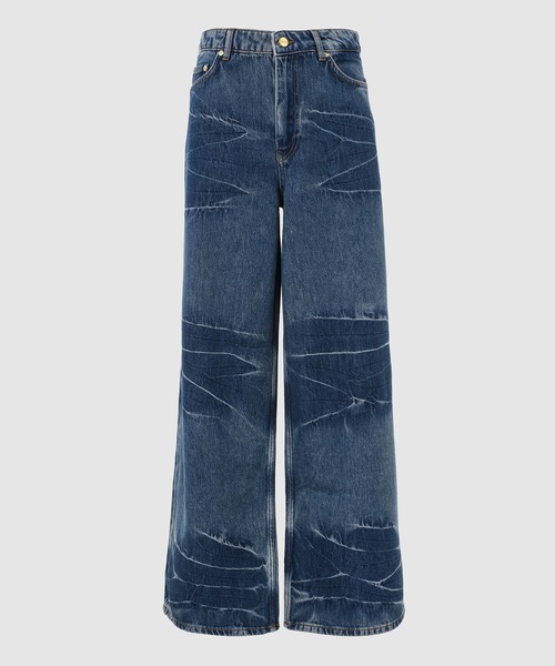 GANNI（ガニー）の「GANNI Jacquard Denim Wide Pants（デニム