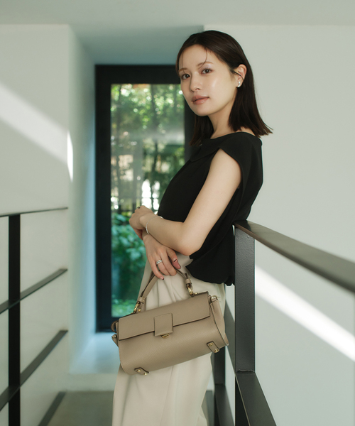 WEB限定追加》【NOBLE×L'AUBE BLANC】バルーンケープブラウス