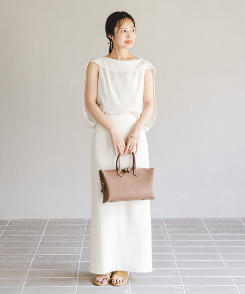 WEB限定追加》【洗える】バルーンケープブラウス（シャツ