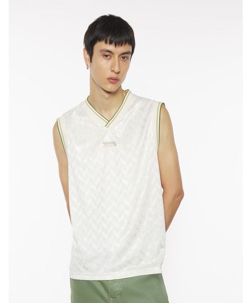Maison Kitsune（メゾンキツネ）の「JACQUARD FLASH FOX TANK TOP
