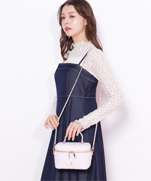 JILL by JILL STUART(ジルバイジルスチュアート)の「◇キルティングバニティ(ショルダーバッグ・レディース・ブルー/ブラック/ピンク・FREE)」の12枚目の写真