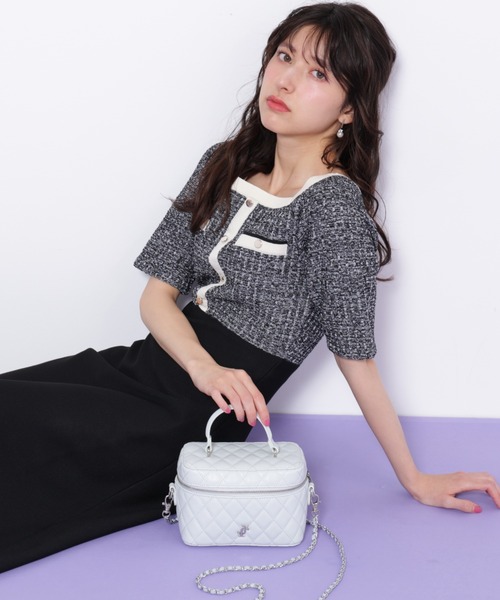 JILL by JILL STUART(ジルバイジルスチュアート)の「◇キルティングバニティ(ショルダーバッグ・レディース・ブルー/ブラック/ピンク・FREE)」の19枚目の写真