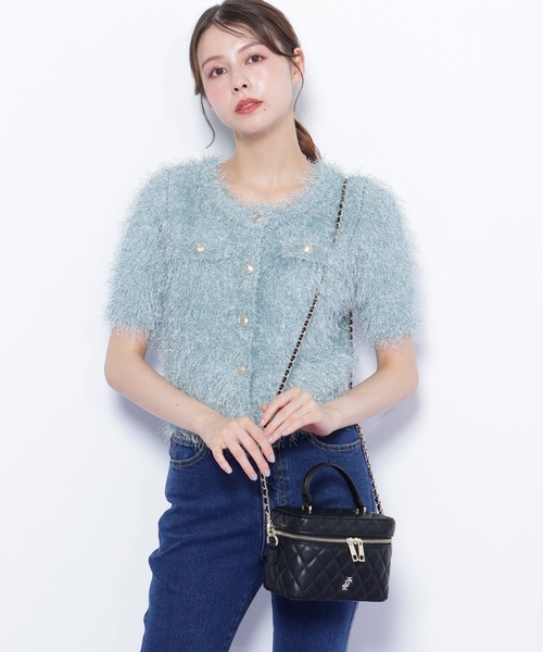 JILL by JILL STUART(ジルバイジルスチュアート)の「◇キルティングバニティ(ショルダーバッグ・レディース・ブルー/ブラック/ピンク・FREE)」の14枚目の写真