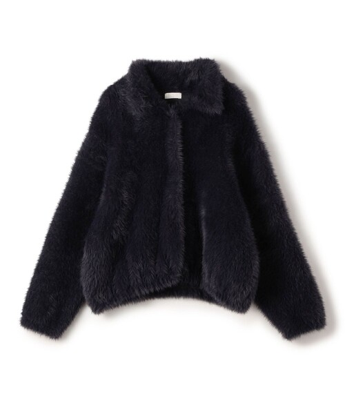 フェザーヤーン ステンカラーカーディガン（カーディガン/ボレロ