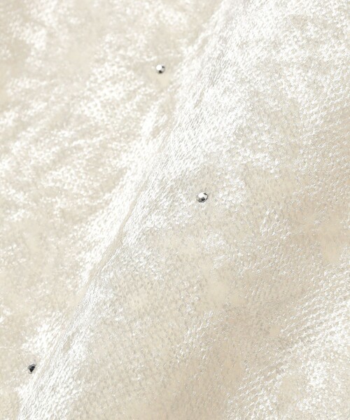 Ray BEAMS（レイビームス）の「ベロア チュール ハイネック トップス（Tシャツ/カットソー・レディース・サックスブルー/ブラック/ホワイト系その他6・ONE SIZE）」の13枚目の写真