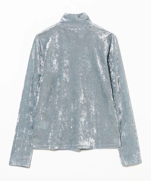 Ray BEAMS（レイビームス）の「ベロア チュール ハイネック トップス（Tシャツ/カットソー・レディース・サックスブルー/ブラック/ホワイト系その他6・ONE SIZE）」の19枚目の写真