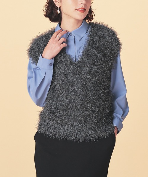 フェザーベスト（ニット/セーター）｜GLACIER lusso（グラシアルッソ