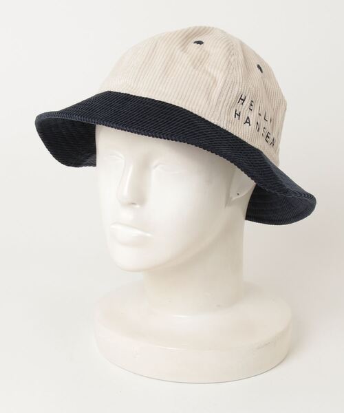 HELLY HANSEN（ヘリーハンセン）の「【HELLY HANSEN】Corduroy HELLY HANSEN Hat（ハット・メンズ・アイボリー・LARGE/MEDIUM）」の4枚目の写真
