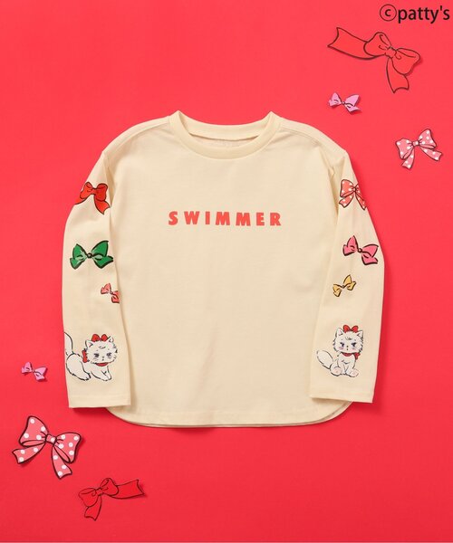 Seraph（セラフ）の「【SWIMMER】長袖Tシャツ（Tシャツ/カットソー・キッズ・レッド/サックスブルー/アイボリー・120/110/100/90/80）」の2枚目の写真